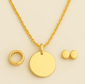Conjunto Aço Inox Dourado