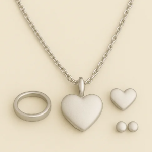 Conjunto Aço Inox Prata