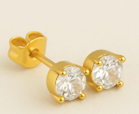 Brinco Banhado Ouro 18K