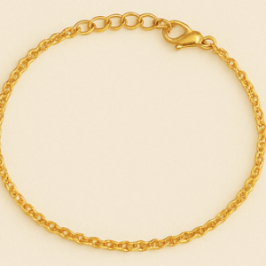 Tornozeleira Aço Inox Dourado
